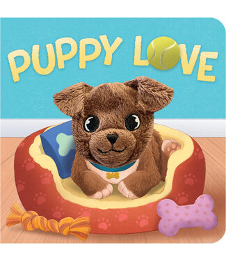 house of marbles Puppy Love Finger Puppet Book