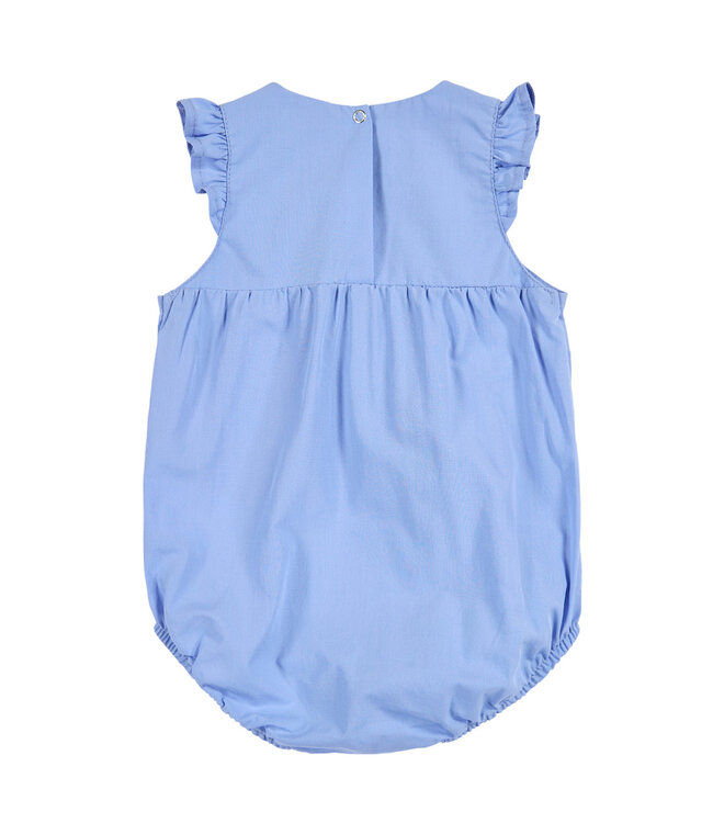 Shell Blue Poplin Wide Fit S/S Onesie