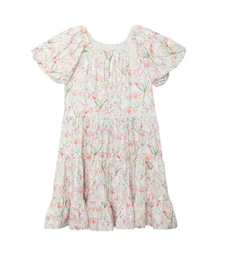 Mabel and Honey Orange Springtime Garden Dress