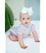 Purple Floral Button Front Bubble