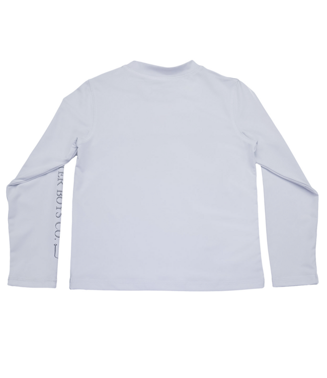 Saltwater Boys Co. White Tybee Rash Guard