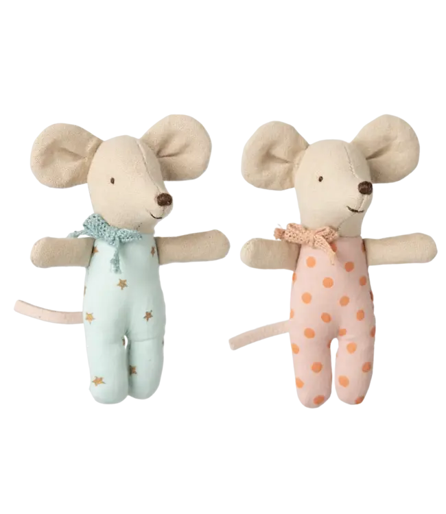 Maileg Twins, Baby Mice in Matchbox