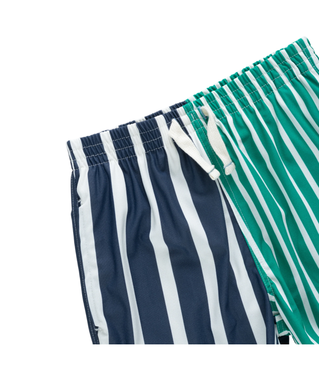 Pink Chicken Multi Stripe Swim Trunk