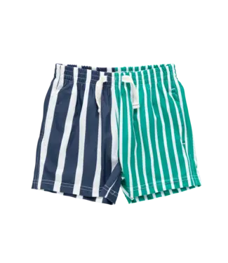 Pink Chicken Multi Stripe Baby Boys Swim Trunks