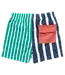 Pink Chicken Multi Stripe Baby Boys Swim Trunks