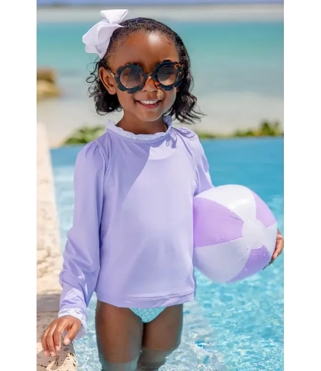 Lauderdale Lavender/White Winnie's Wave Spotter Swim-UPF