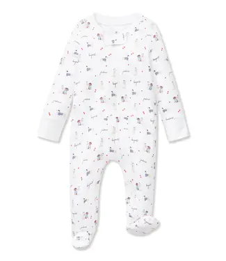 Petite Plume Le Woof Pima Romper