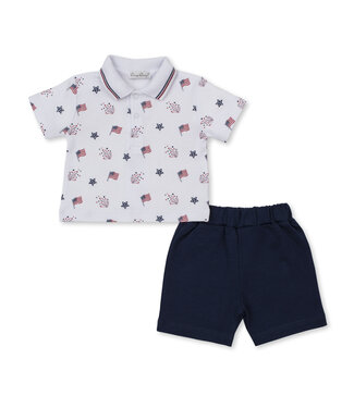 Kissy Kissy Star-Spangled Freedom Bermuda Set