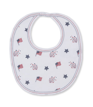 Kissy Kissy Star Spangled Freedom Bib