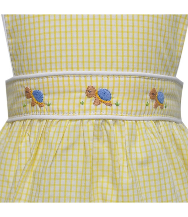 Baby Sen Yellow Ben Sunsuit - Tiny Turtles