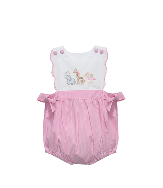 Baby Sen Pink Greer Girl Bubble - Party Animals