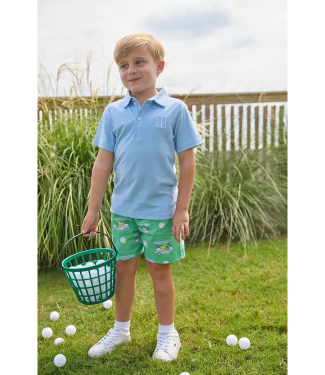 Little English Blue Paws on Par Short