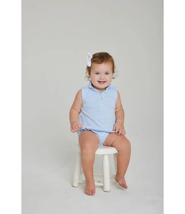 Little English Light Blue Sleeveless Hastings Bubble