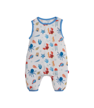 Magnificent Baby Deep Chic Blue S/S Pocket Romper