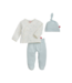Magnificent Baby Tiny Tides Blue Organic Cotton Kimono Set