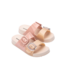 Pink/Beige Cozy Slides