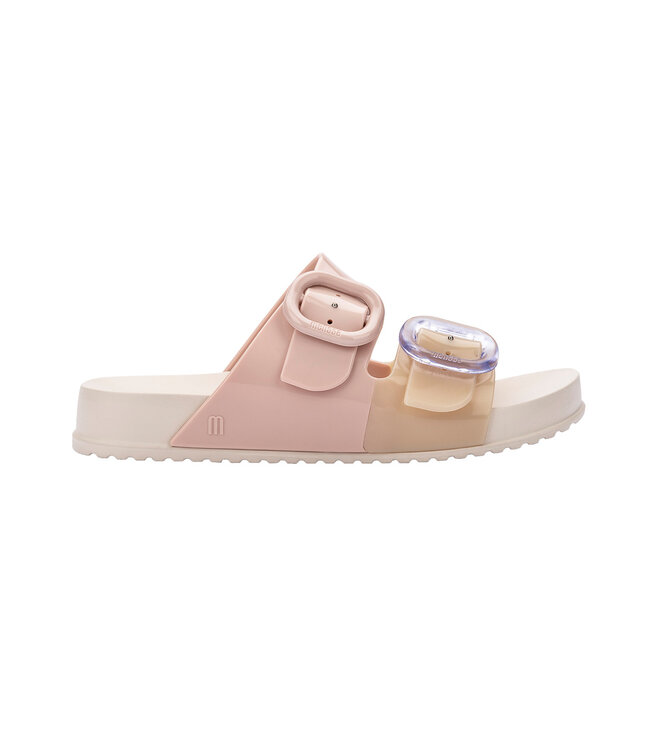 Mini Melissa Pink/Beige Cozy Slides
