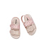 Mini Melissa Pink/Beige Cozy Slides Baby