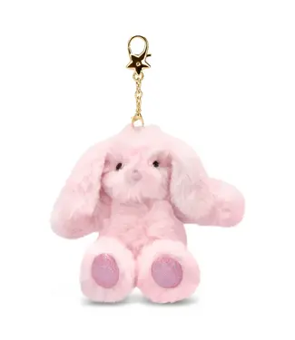 Iscream Pink Bunny Charm Clip Bag Buddy