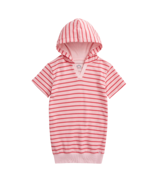 appaman Pink Stripe Hoodie Dress