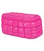 Iscream Hot Pink Shiny Puffer Cosmetic Case