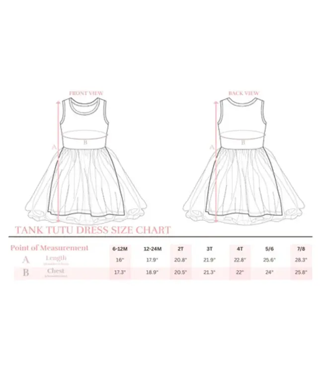 Mila & Rose Happy as a Clam Tank Tutu Dress