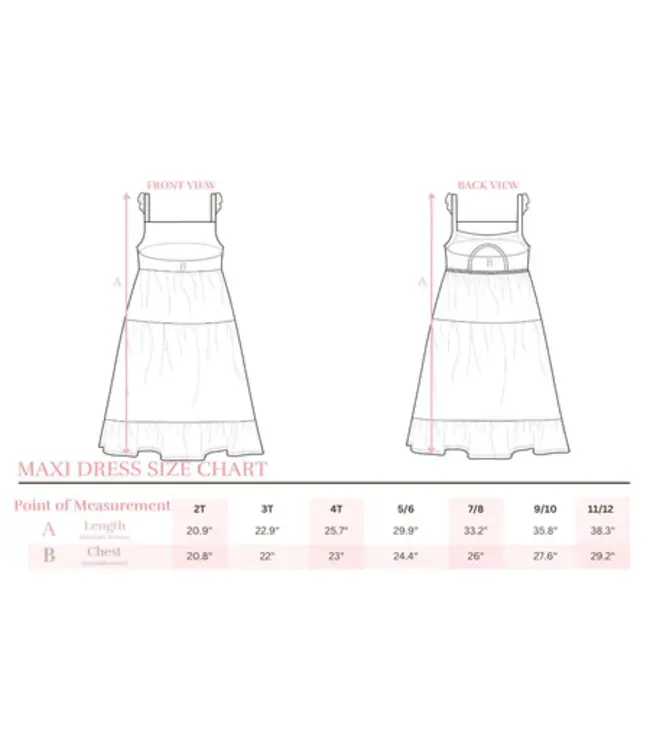 Mila & Rose Patriotic Petals Ruffle Maxi Dress