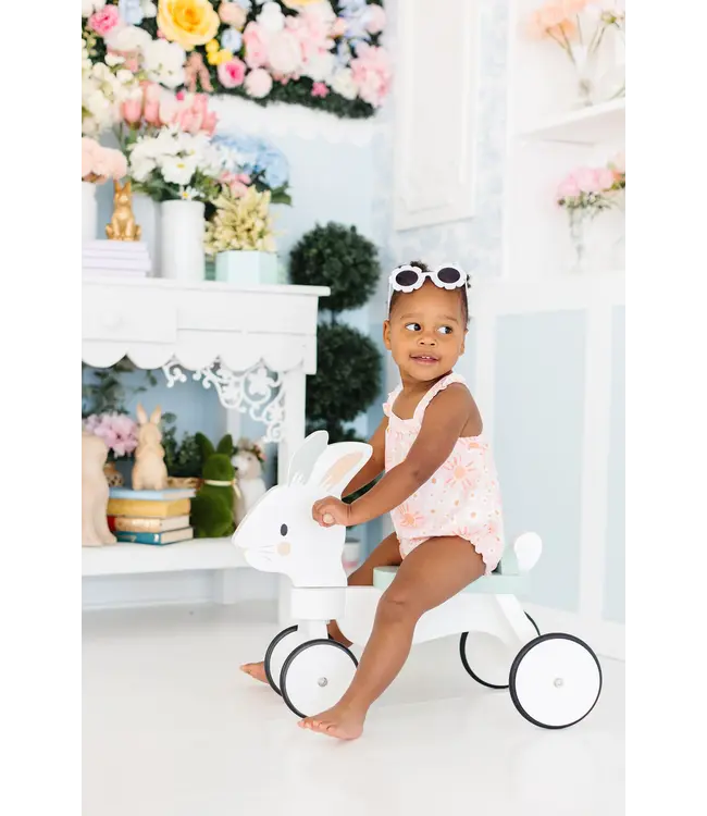 Mila & Rose Sweet & Sunny Ruffle Cross Back Romper