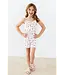 Mila & Rose Red, White & Sweet Strappy Play Romper
