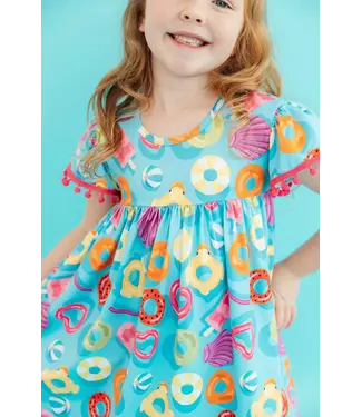 Mila & Rose Fun Floaties Pom Pom Dress