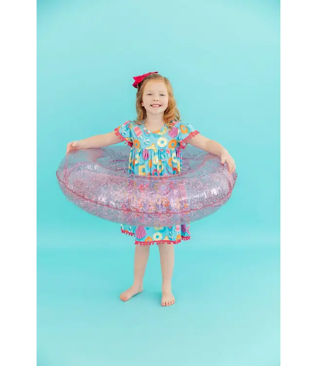 Mila & Rose Fun Floaties Pom Pom Dress