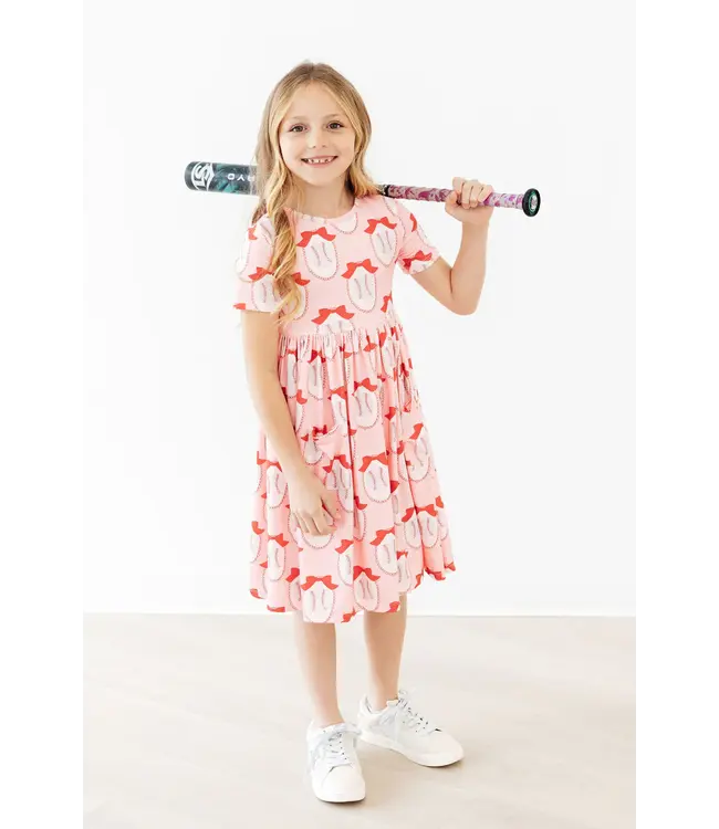 Pitcher Perfect S/S Pocket Twirl Dress