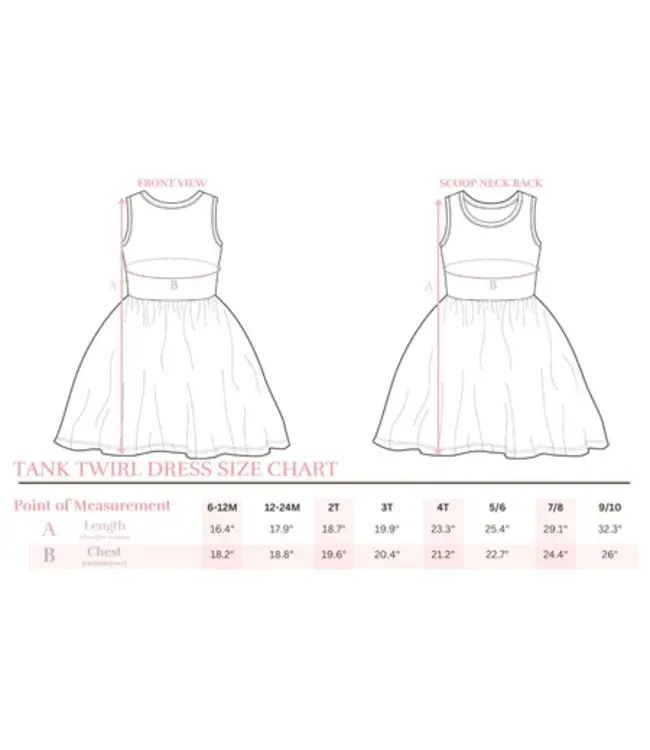 Mila & Rose Breezy Beauty Tank Twirl Dress