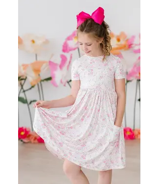 Mila & Rose Blooming Beauty S/S Pocket Twirl Dress