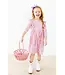 Little Bow Peeps 3/4 Sleeve Ruffle Twirl Dress