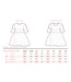 Little Bow Peeps 3/4 Sleeve Ruffle Twirl Dress