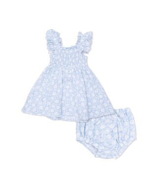 Angel Dear Western Daisies Smocked Sundress