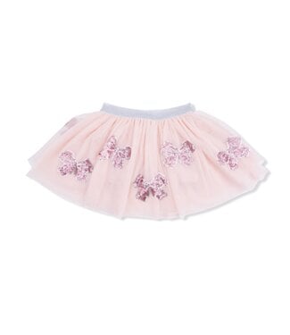 Angel Dear Pink Pretty Bows Tutu Skirt with Shorts