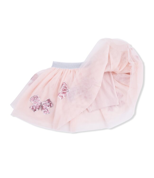 Angel Dear Pink Pretty Bows Tutu Skirt with Shorts