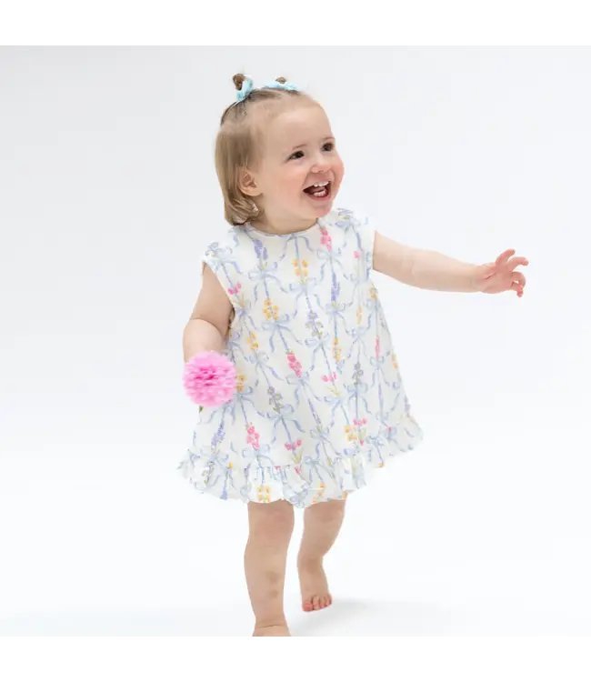 Angel Dear Ribbon Bouquets Ruffle Back Top and Bloomer Set