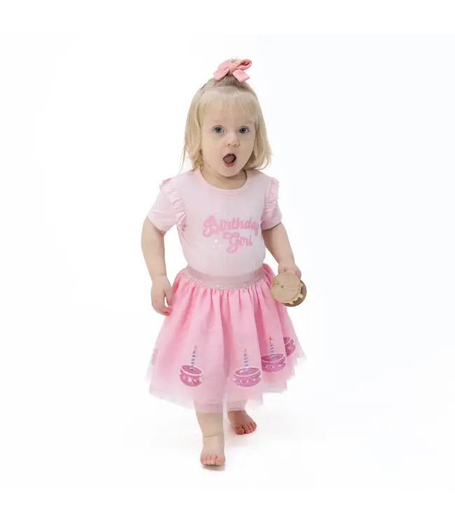 Birthday Tutu with Bike Shorts