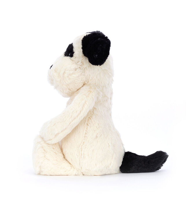 Jellycat Bashful Black/Cream Puppy Original Medium