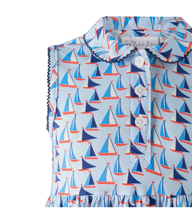 Rachel Riley Sailboat Jersey Dress
