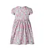 Pink Floral Button Front Dress