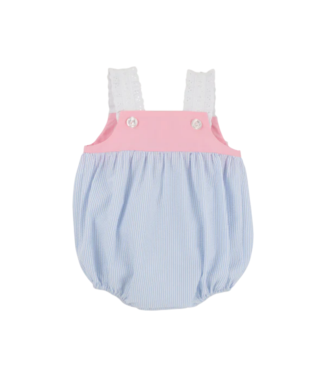 Beaufort Bonnet Breakers Blue Seersucker/Pink Babs Bubble