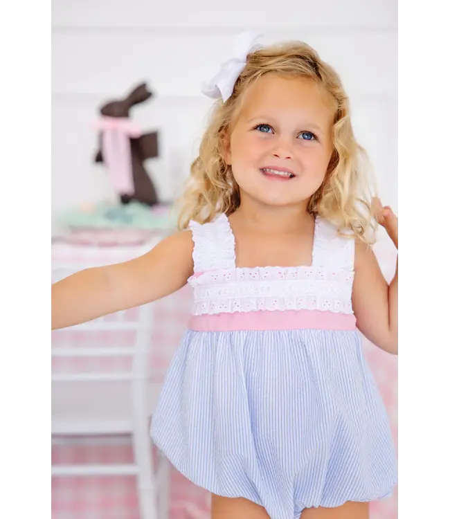 Beaufort Bonnet Breakers Blue Seersucker/Pink Babs Bubble