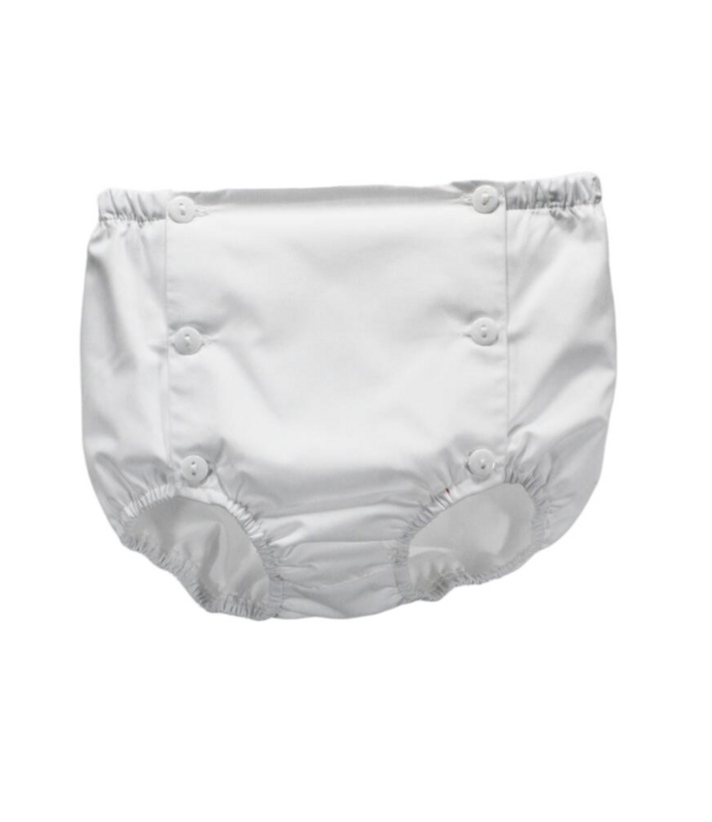 Gingham Boys Diaper Cover with Front Buttons