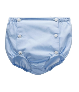 Baby Blessings Gingham Boys Diaper Cover w/Front Buttons