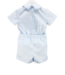 Baby Blessings White Over Lt. Blue Matthew Set