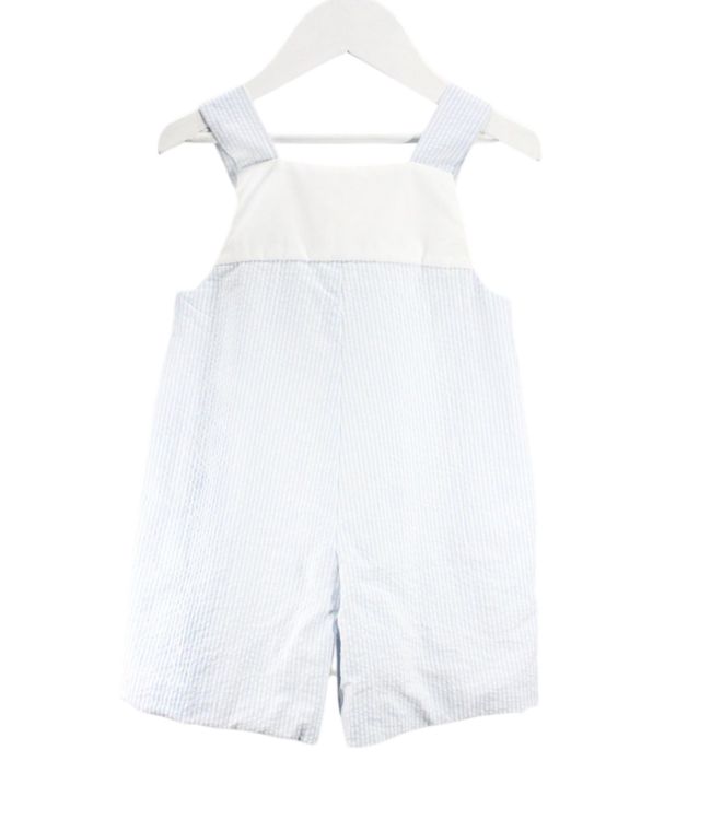 Baby Blessings Sailboat Blue Benjamin Overall